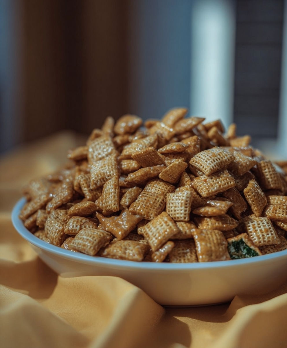 A bowl of crispy, cheesy, and crunchy snacks.