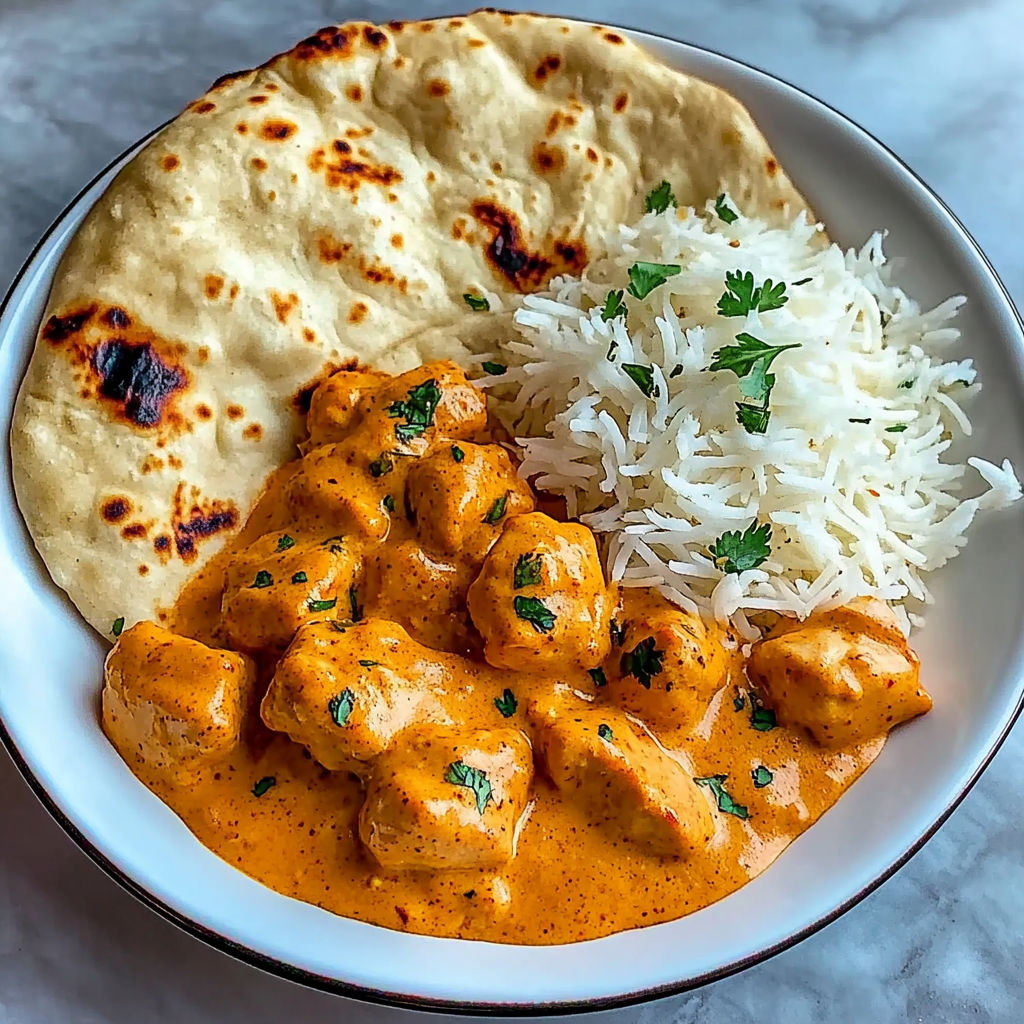 A plate of food with rice and chicken.