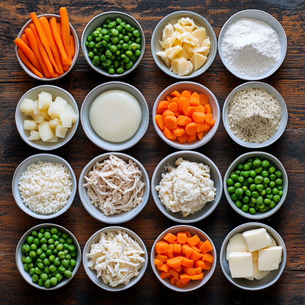 A variety of foods in bowls.