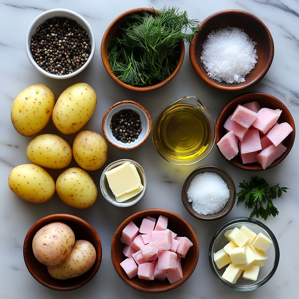 A variety of foods are displayed on a table.