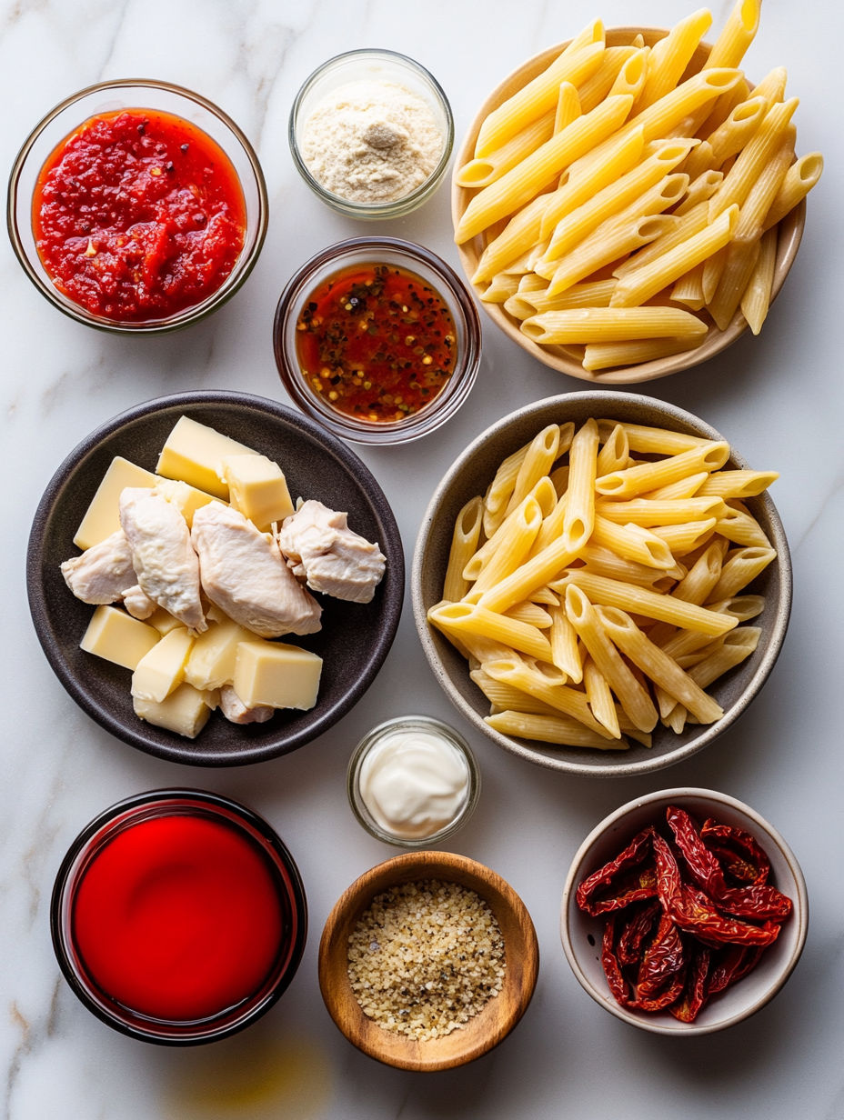 A table with various foods on it.