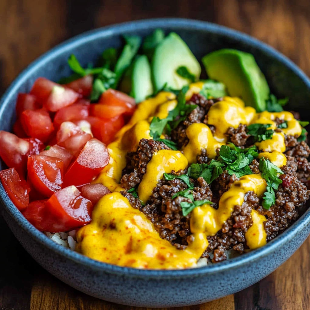 A bowl of food with tomatoes, avocado, and beans.