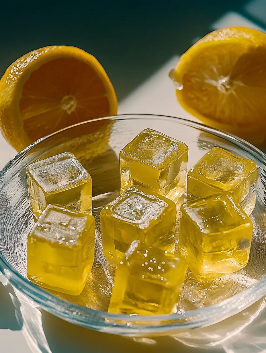 A glass of lemonade with a lemon wedge in it.