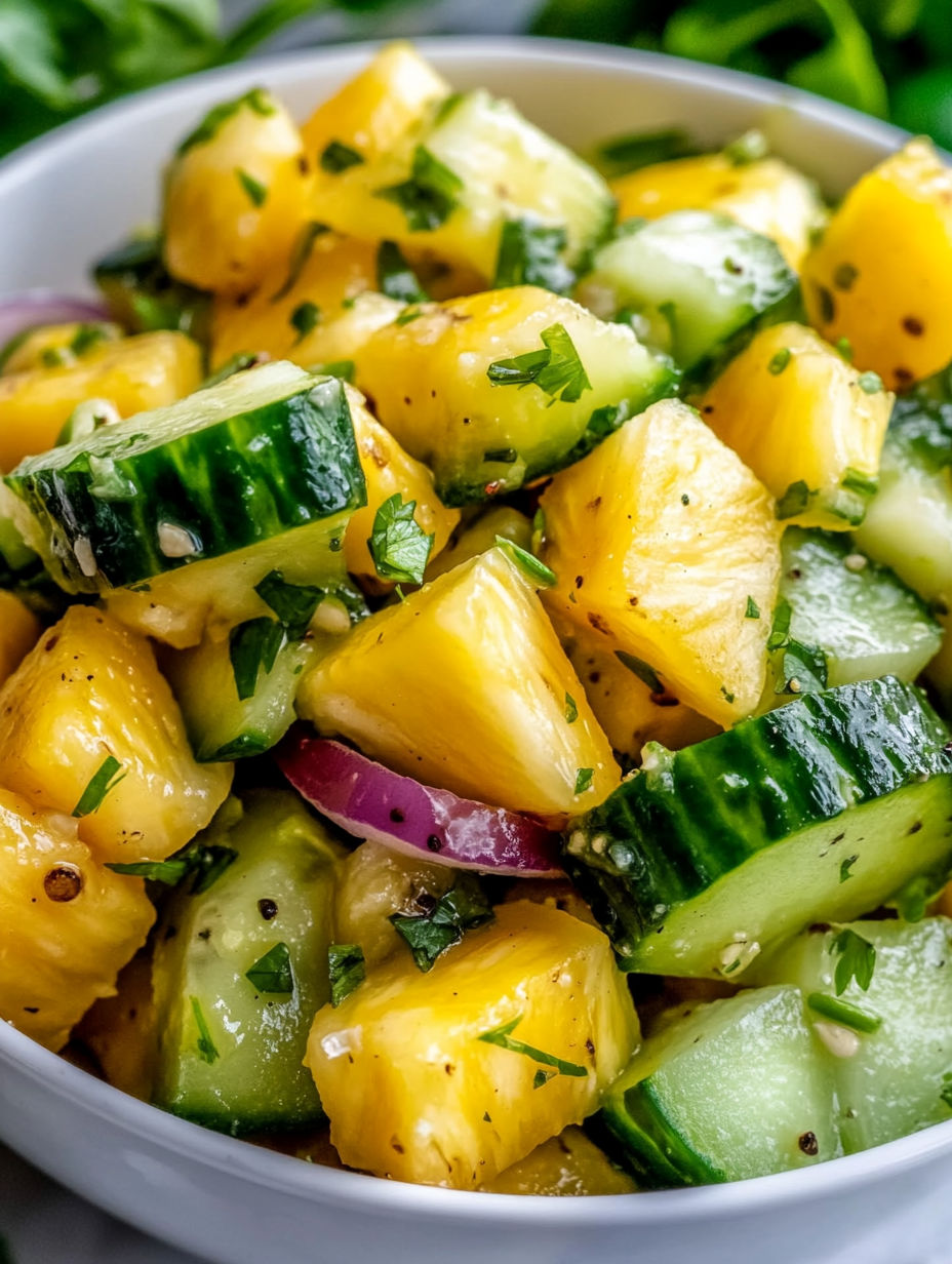 A bowl of food with a variety of vegetables.