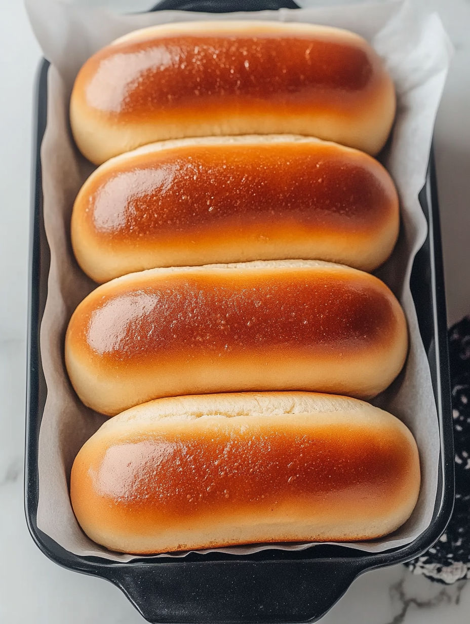 A tray of bread rolls.