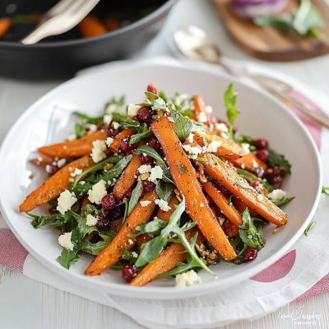 A plate of food with carrots and other vegetables.