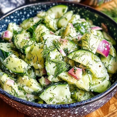 A bowl of cucumber salad.