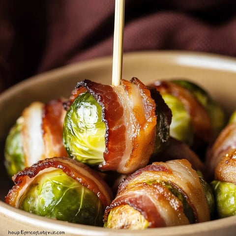 Bacon wrapped brussels sprouts.