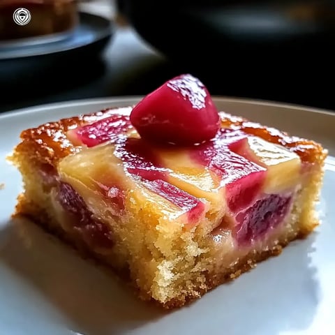 A slice of cake with a cherry on top.