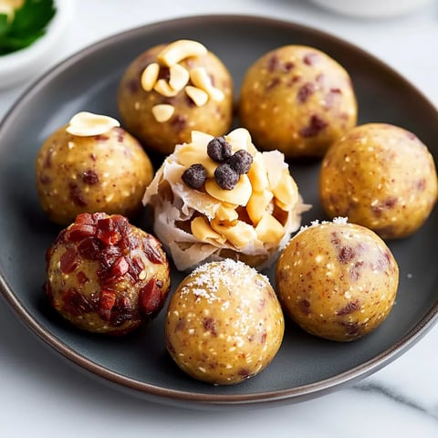 A plate of food with nuts and fruit.