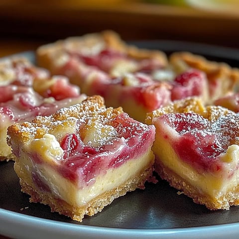 A plate of desserts with powdered sugar on top.