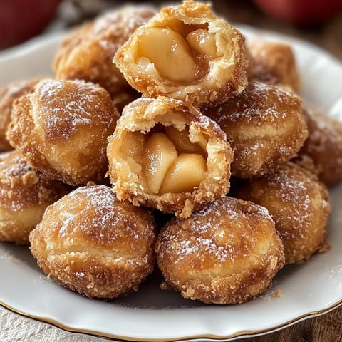 A plate of donuts with powdered sugar.