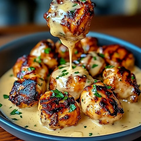 A bowl of food with sauce drizzled over it.