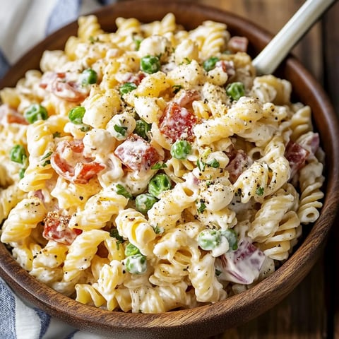 A bowl of pasta with peas and tomatoes.