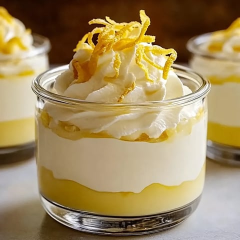 A dessert with a yellow sauce and whipped cream.