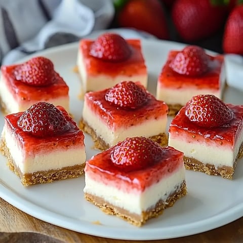 A plate of strawberry cheesecake with strawberries on top.