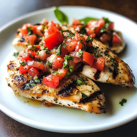 A plate of food with tomatoes and basil.