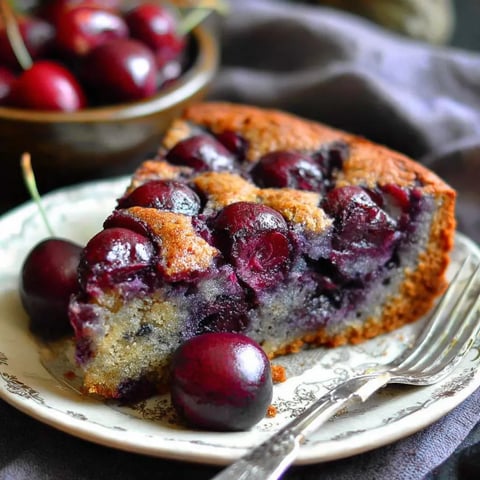 A slice of blueberry cake on a plate.