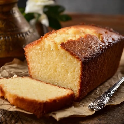 A slice of cake on a plate.