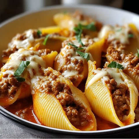 A plate of pasta with meat sauce.