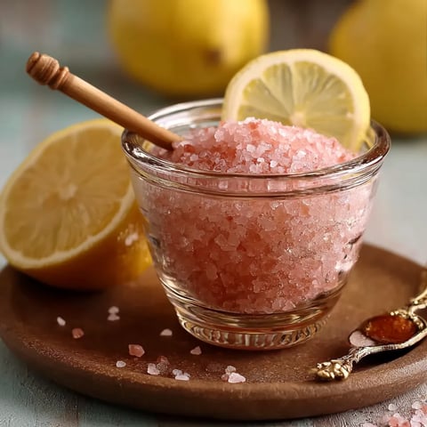 A glass of sugar with a wooden spoon in it.