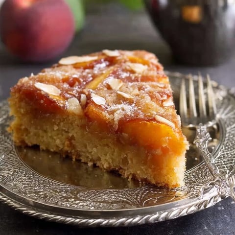 A slice of cake on a plate.