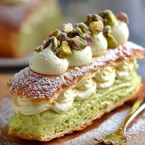 A dessert with white frosting and nuts on top.