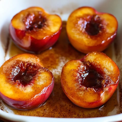 Peaches in a bowl with syrup.