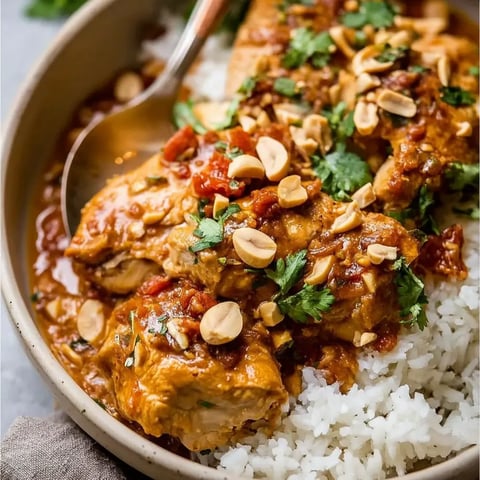 A bowl of food with rice and meat.