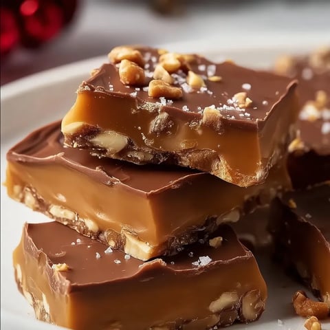 A plate of chocolate and walnut candy.