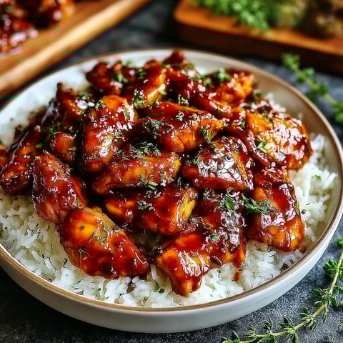 A plate of chicken with rice.