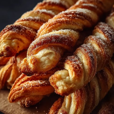 A stack of pastries with sugar on top.