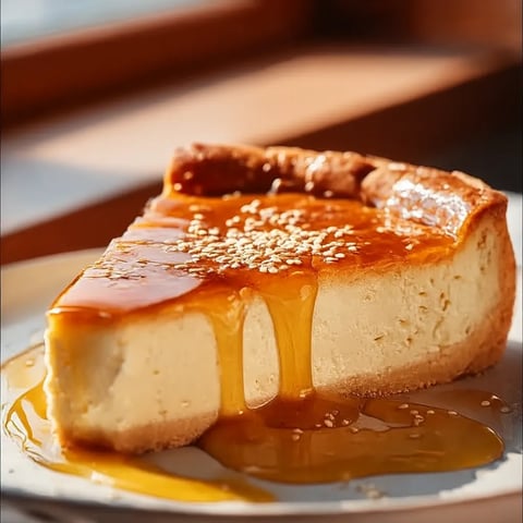A slice of pie with a drizzle of caramel sauce.