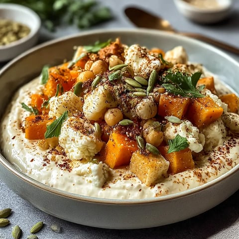 A bowl of food with a spoon in it.