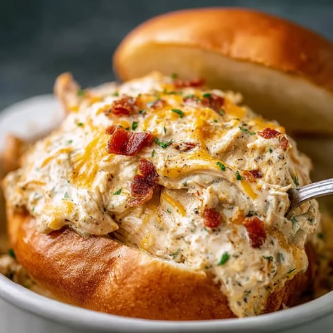 A sandwich with bacon and cheese.