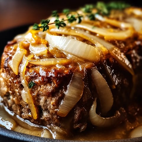 A meat dish with onions and herbs.