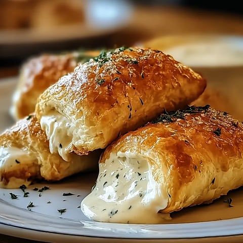 A plate of food with a white sauce.