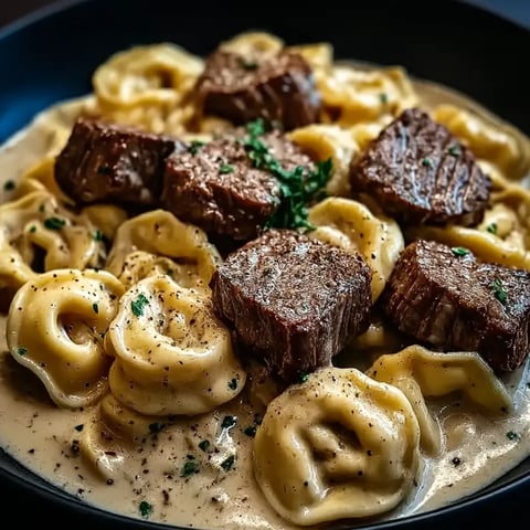 A bowl of pasta with meatballs and sauce.