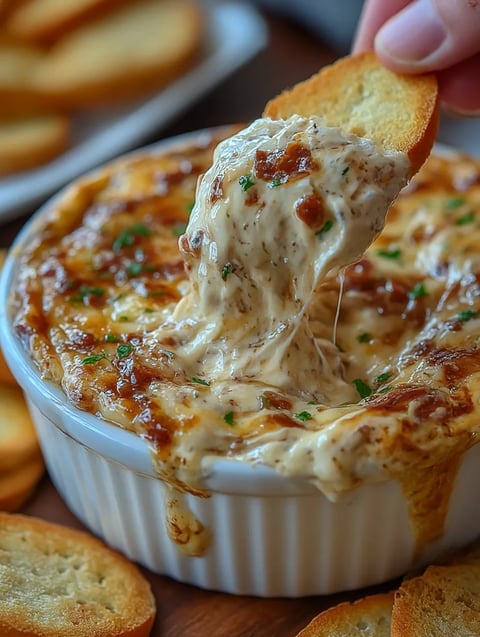 A bowl of food with a spoon in it.