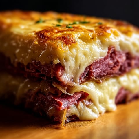A close up of a meat sandwich with cheese.