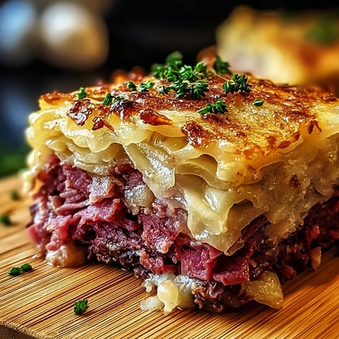 A recipe for a meat and potato dish.