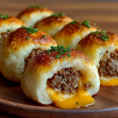 A plate of meat filled dumplings.