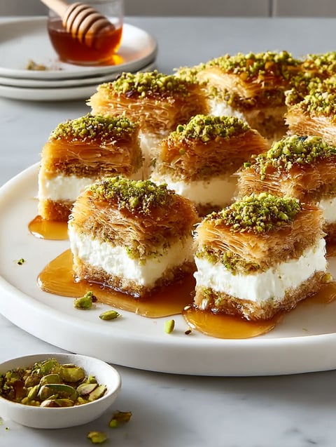 A plate of food with a recipe on the side.