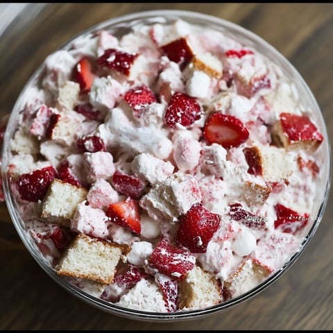 A bowl of strawberry shortcake.
