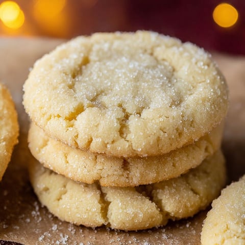A stack of cookies with powdered sugar on top.