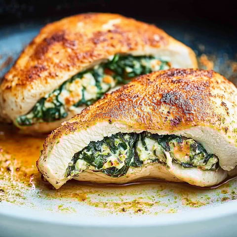 A plate of food with a recipe on it.