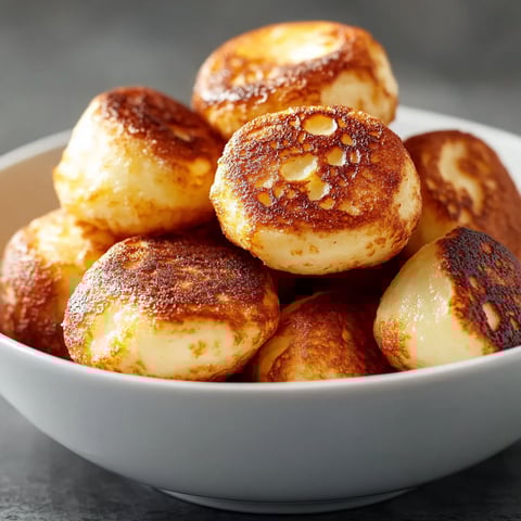 A bowl of fried dough balls.